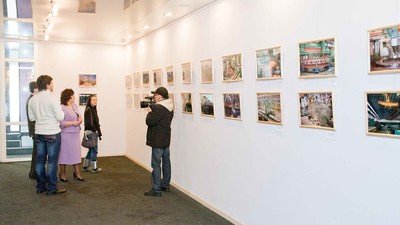 Photo exhibition in gallery 