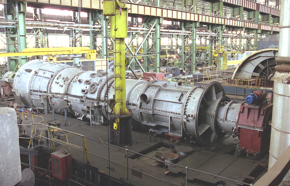 Заводські випробування газової турбіни ГТЕ-45 1990 рік