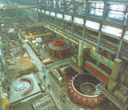 Workshop on manufacture of hydro turbine equipment