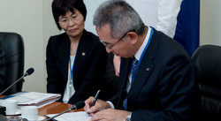 Signing of Memorandum of Understanding with Toshiba Energy Systems 2018 - 8