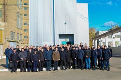 Representatives of the SES of Ukraine held classes on civil defense at “Turboatom” - 4