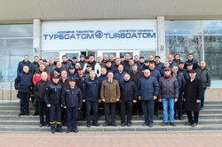 Representatives of the SES of Ukraine held classes on civil defense at “Turboatom” - 3