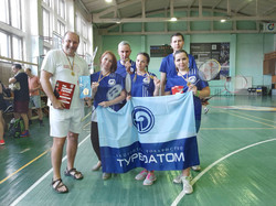 The “Turboatom” team won the next stage of the “Battle of Corporations” - badminton - 1