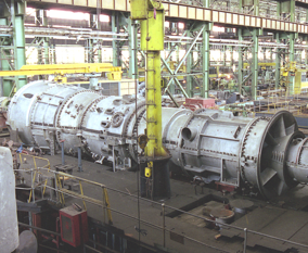 Development of steam- and gas turbine construction